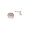 20 or 100 Pieces: 10 mm Bright Silver Round Flat Ear Stud Earring Bases